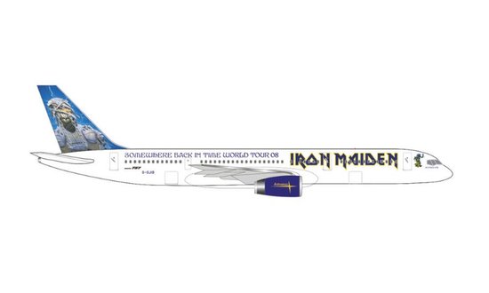 BOEING 757-200 "ED FORCE ONE" IRON MAIDEN (Astraeus) - IRGENDWO BACK IN TIME WORLD TOUR 2008